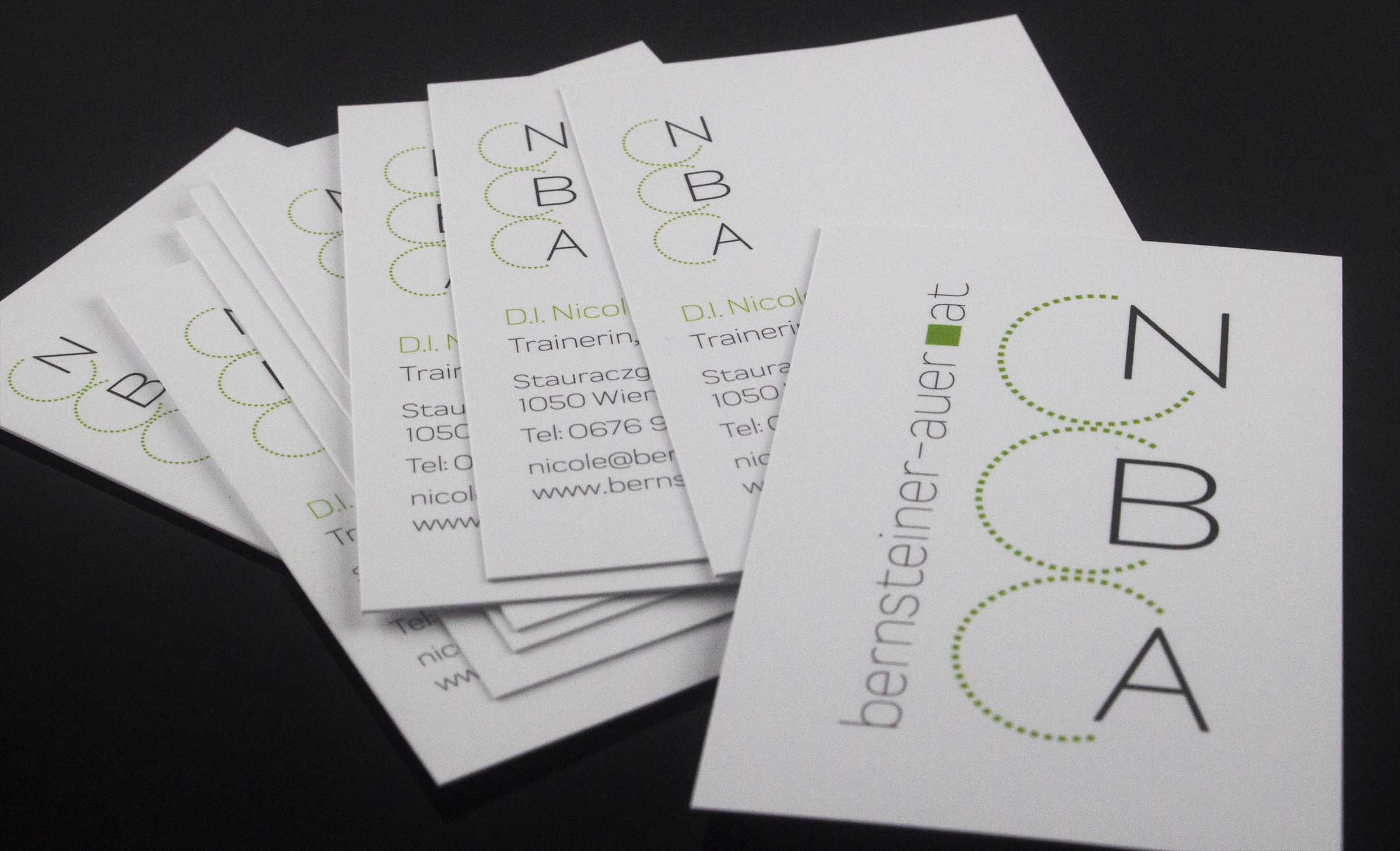 Logodesign & Visitenkarten - Dipl. Ing. Nicole Bernsteiner-Auer (NBA)