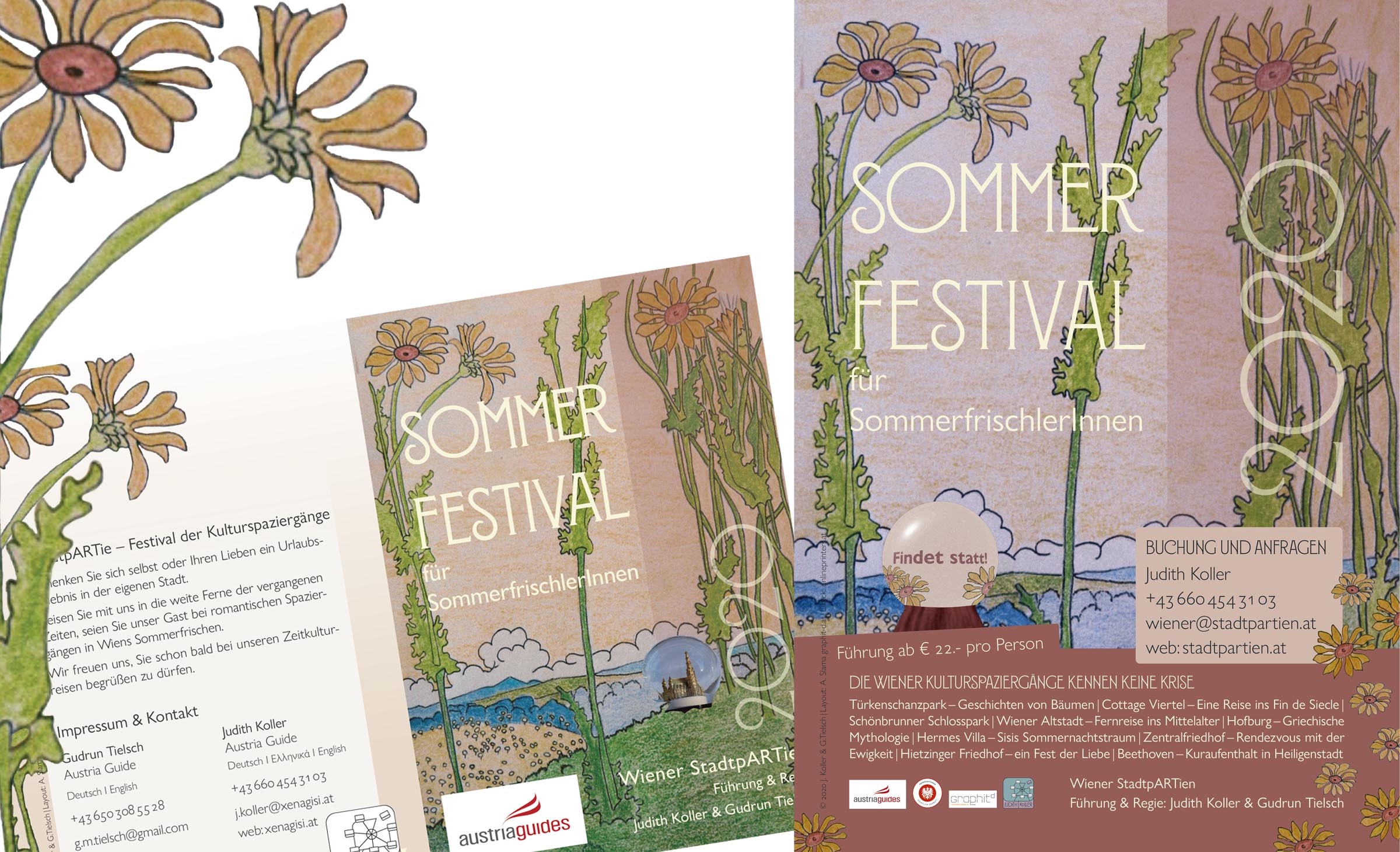 StadtpARTie Folder und Plakat